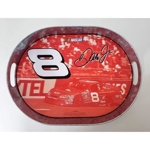 2005 Tin Box Co. Nascar Dale Earnhardt Jr. Oval Tin Serving Tray w/ Handles